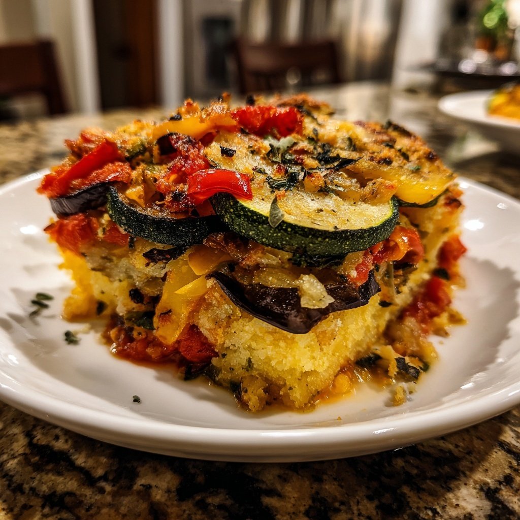 Ratatouille mit Polenta