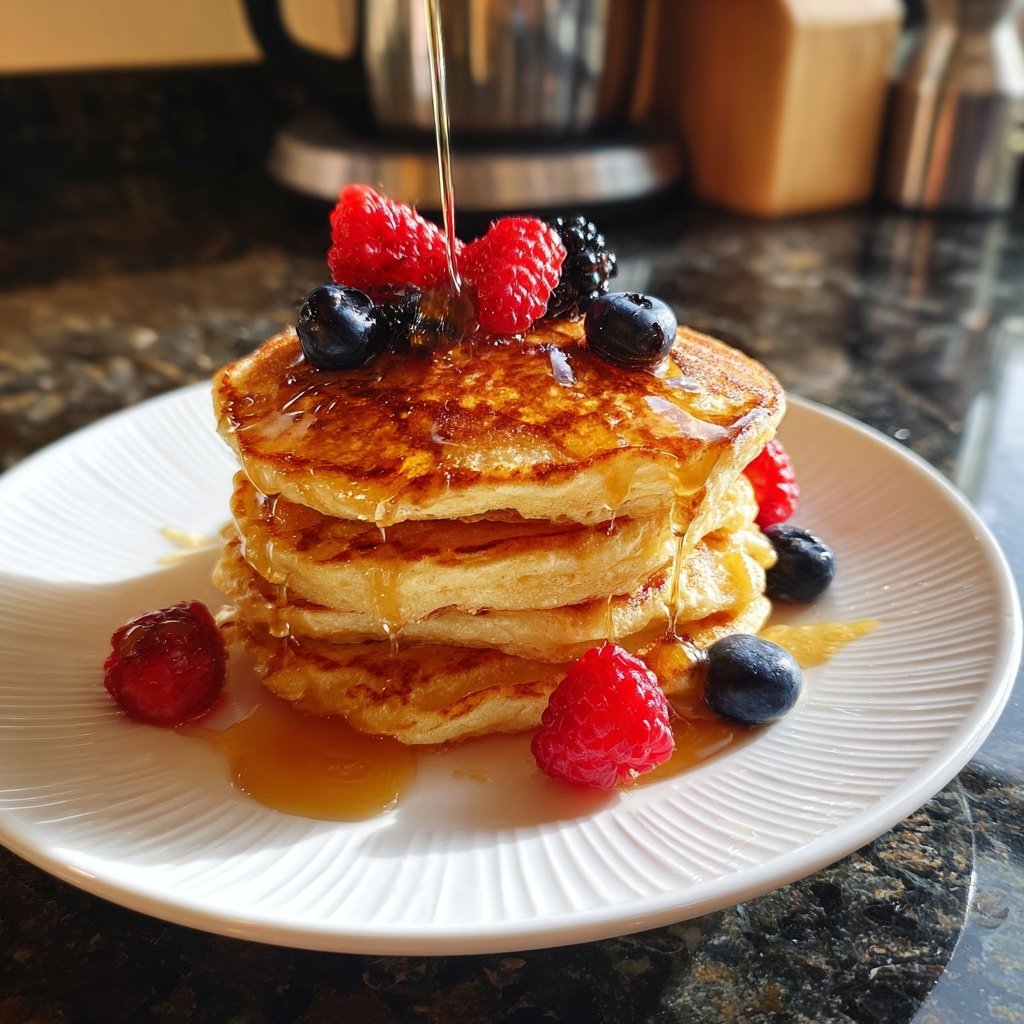 Protein-Pfannkuchen aus Haferflocken