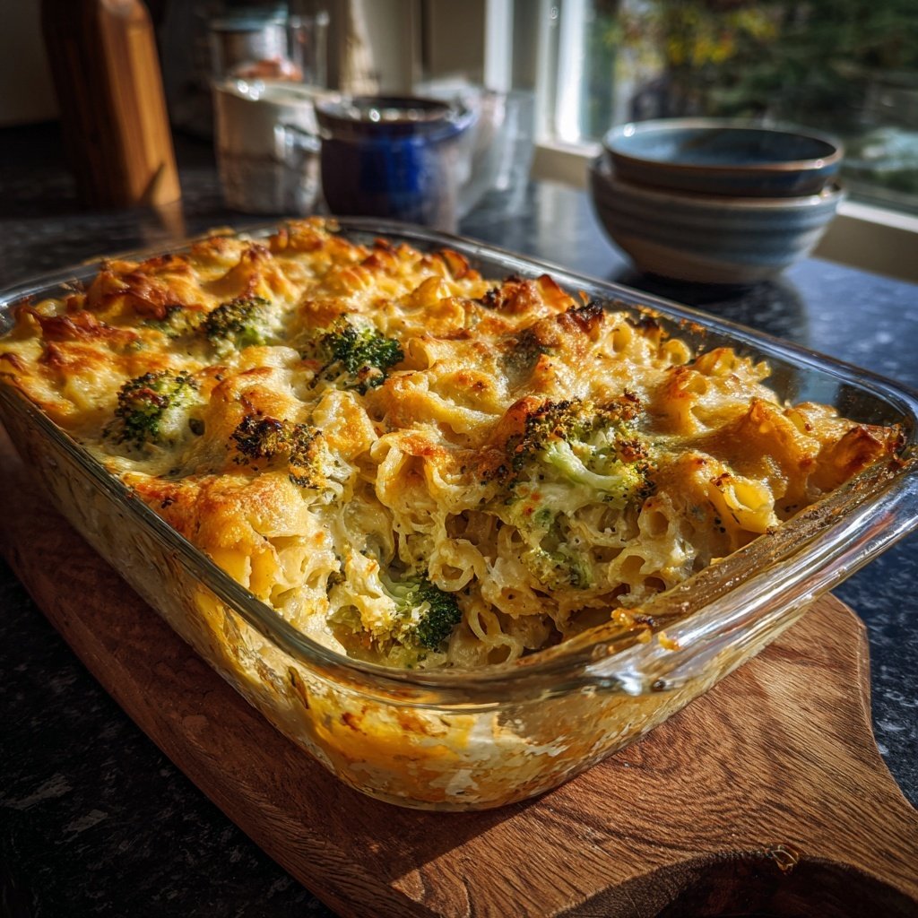 Brokkoli Auflauf Mit Vollkornnudeln