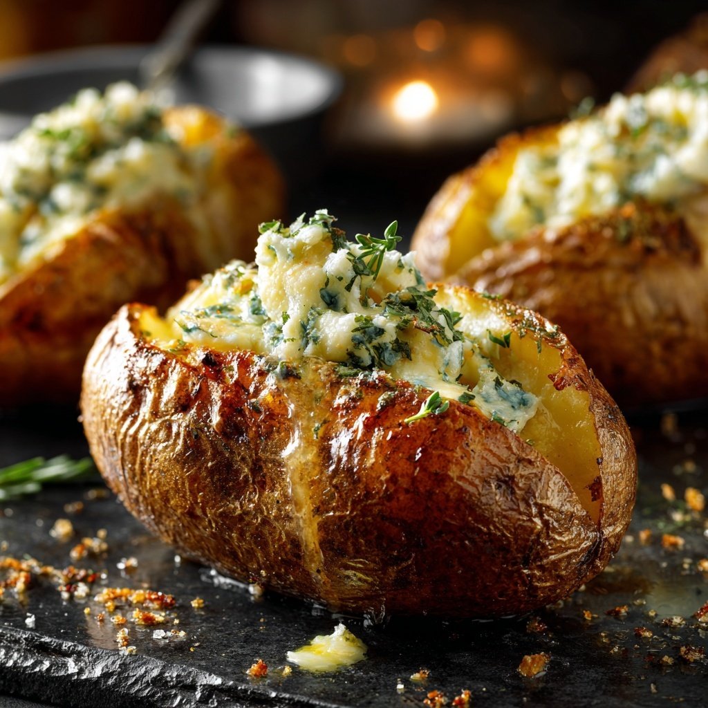 Ofen Kartoffeln Mit Kräuterbutter