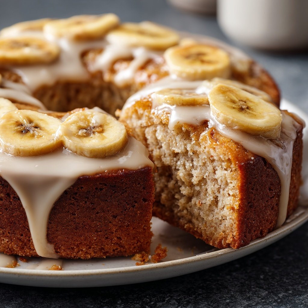 Bananenkuchen mit Vanille