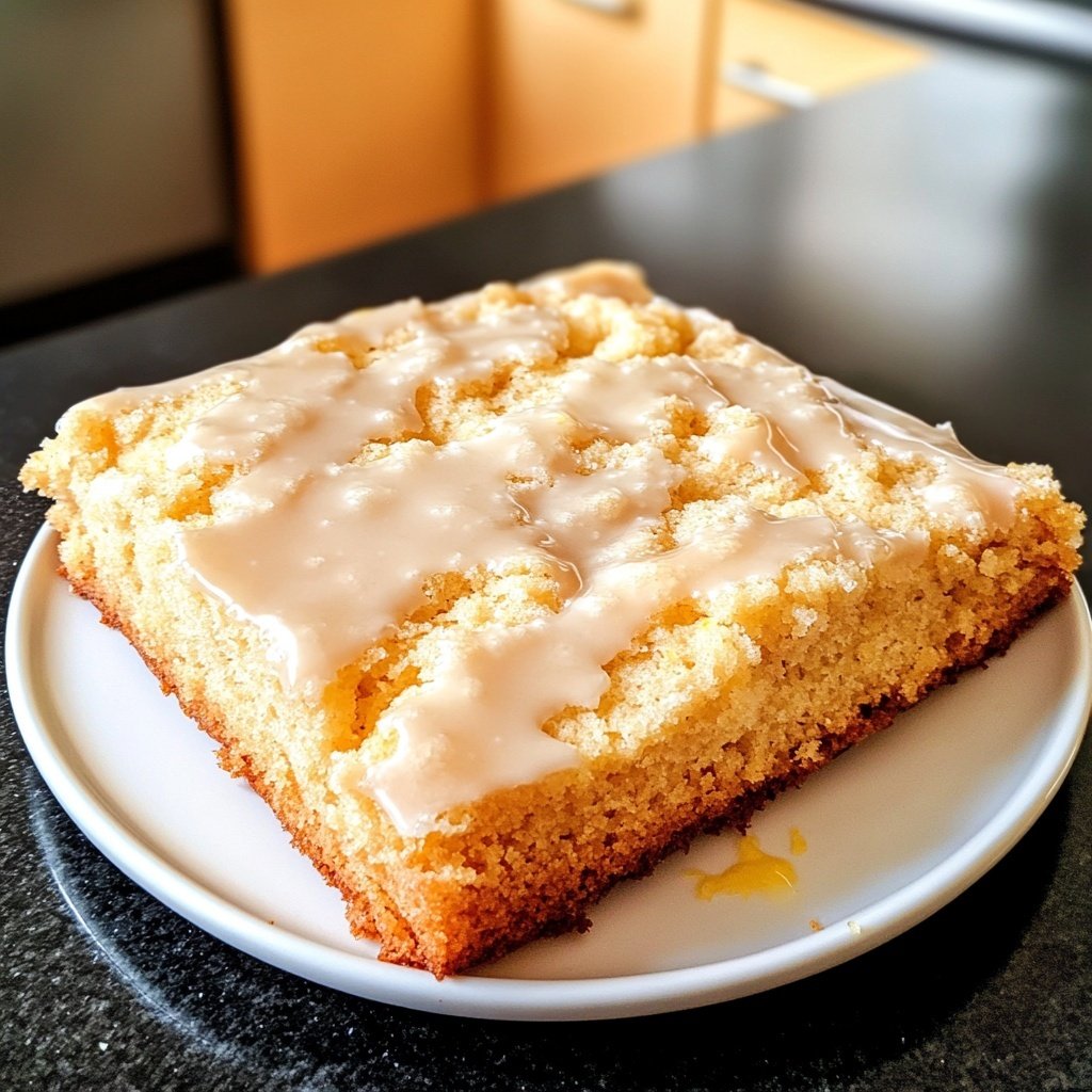 Zitronenkuchen ohne Mixer