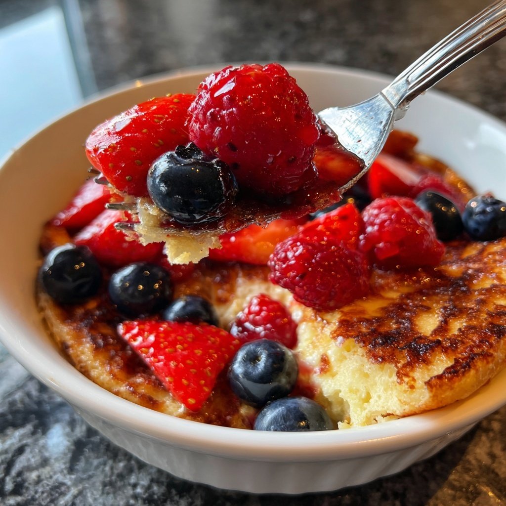 Pfannkuchen mit Beerenmix