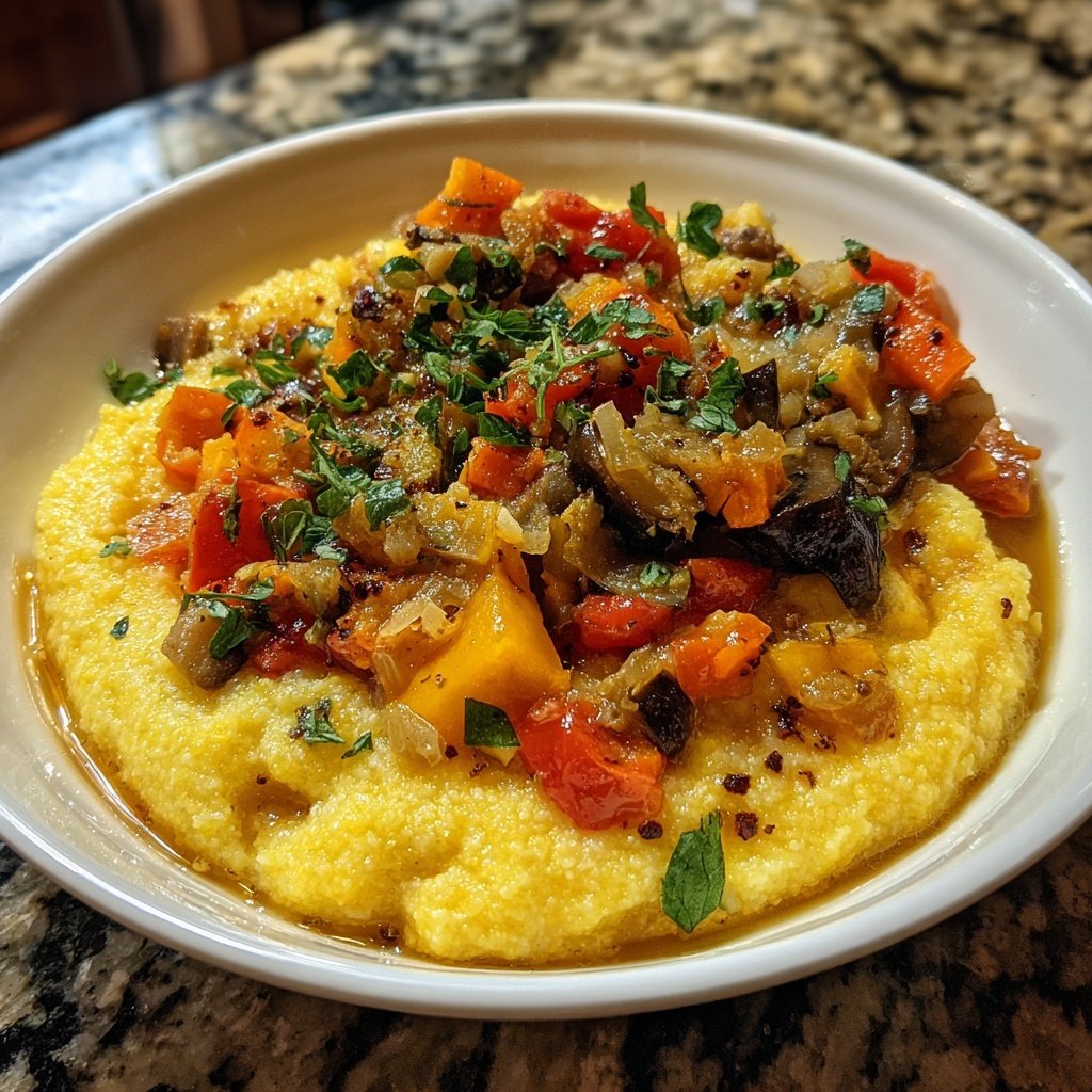 Polenta mit Ratatouille