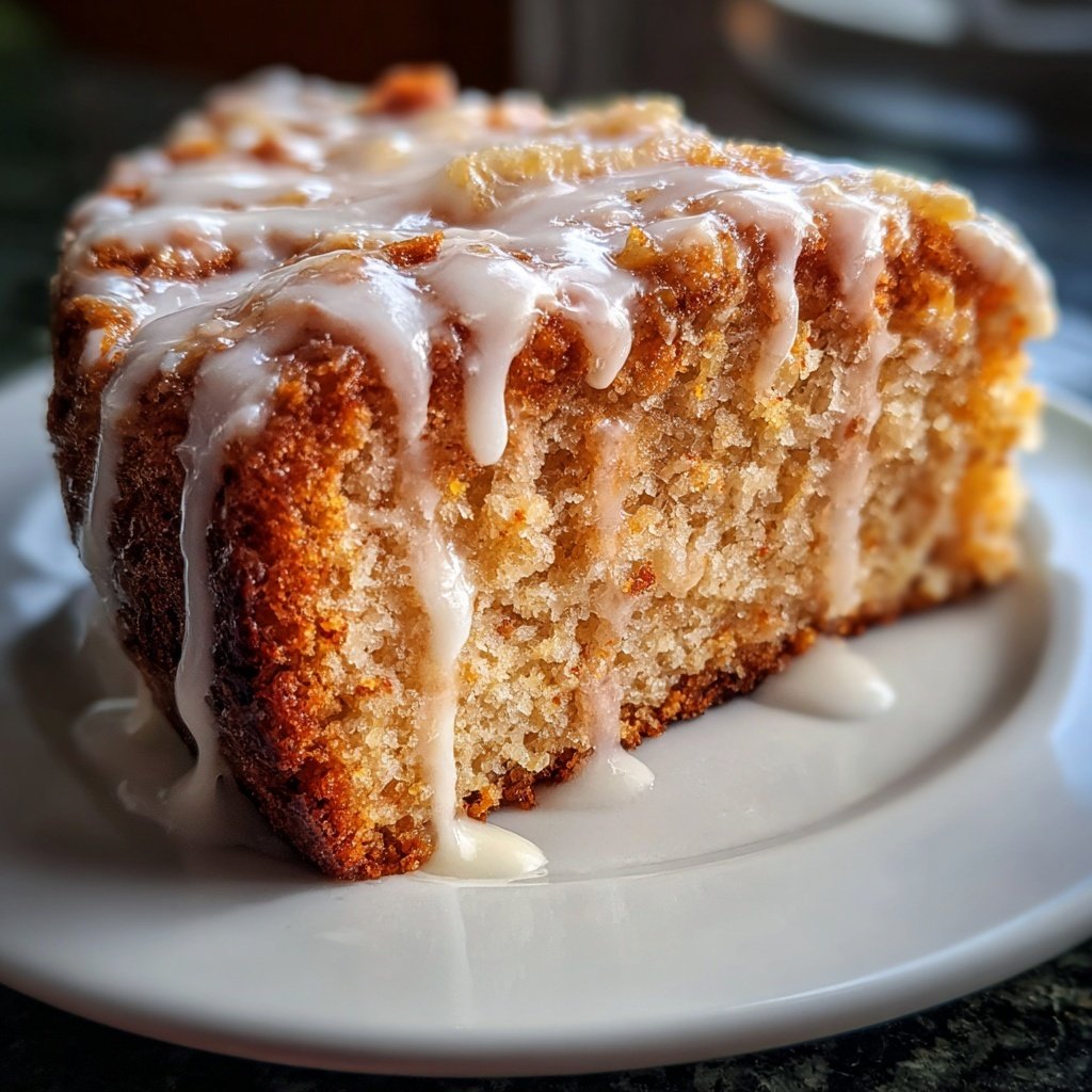 Karottenkuchen Mit Zitronen Glasur