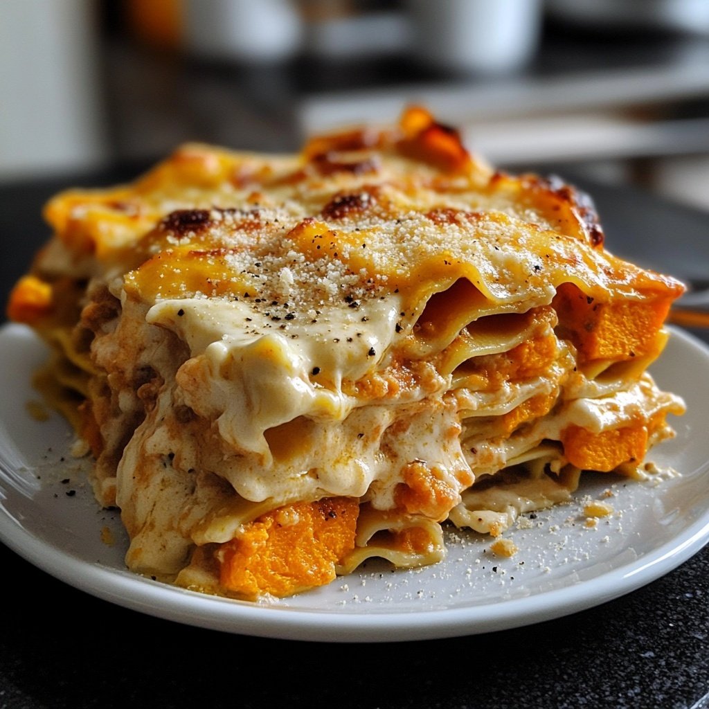 Lasagne mit Kürbis
