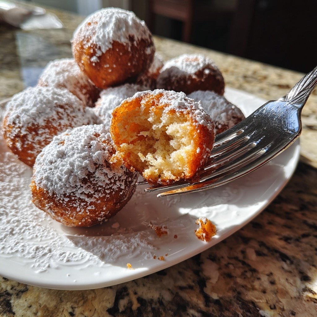 Quarkbällchen klein und rund